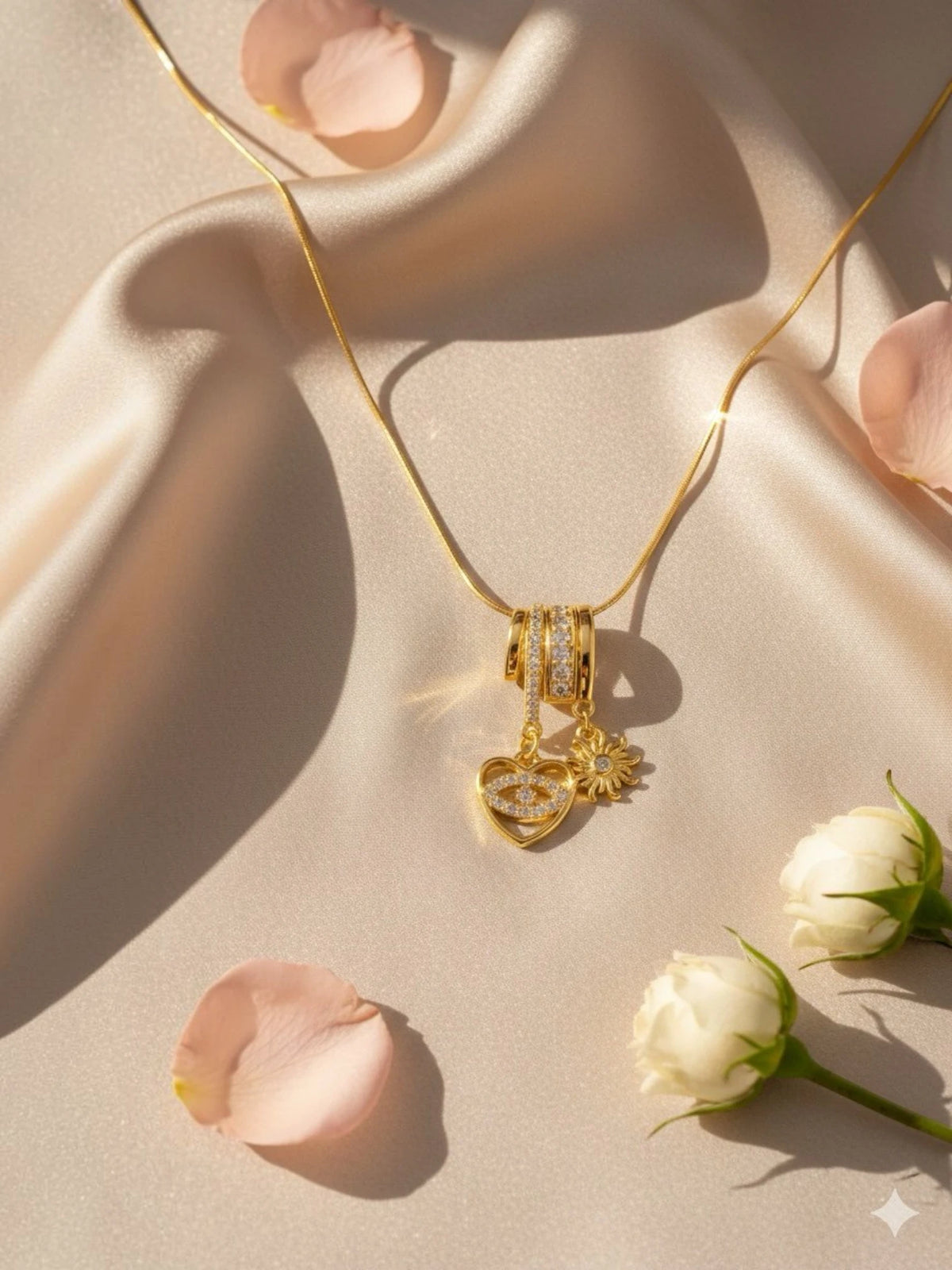 Anti-Tarnish Protection Charm Necklace