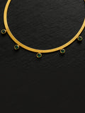 Emerald Grace Gold Chain Necklace