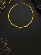 Emerald Grace Gold Chain Necklace