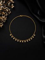 Golden Crystal Drop Bead Chain