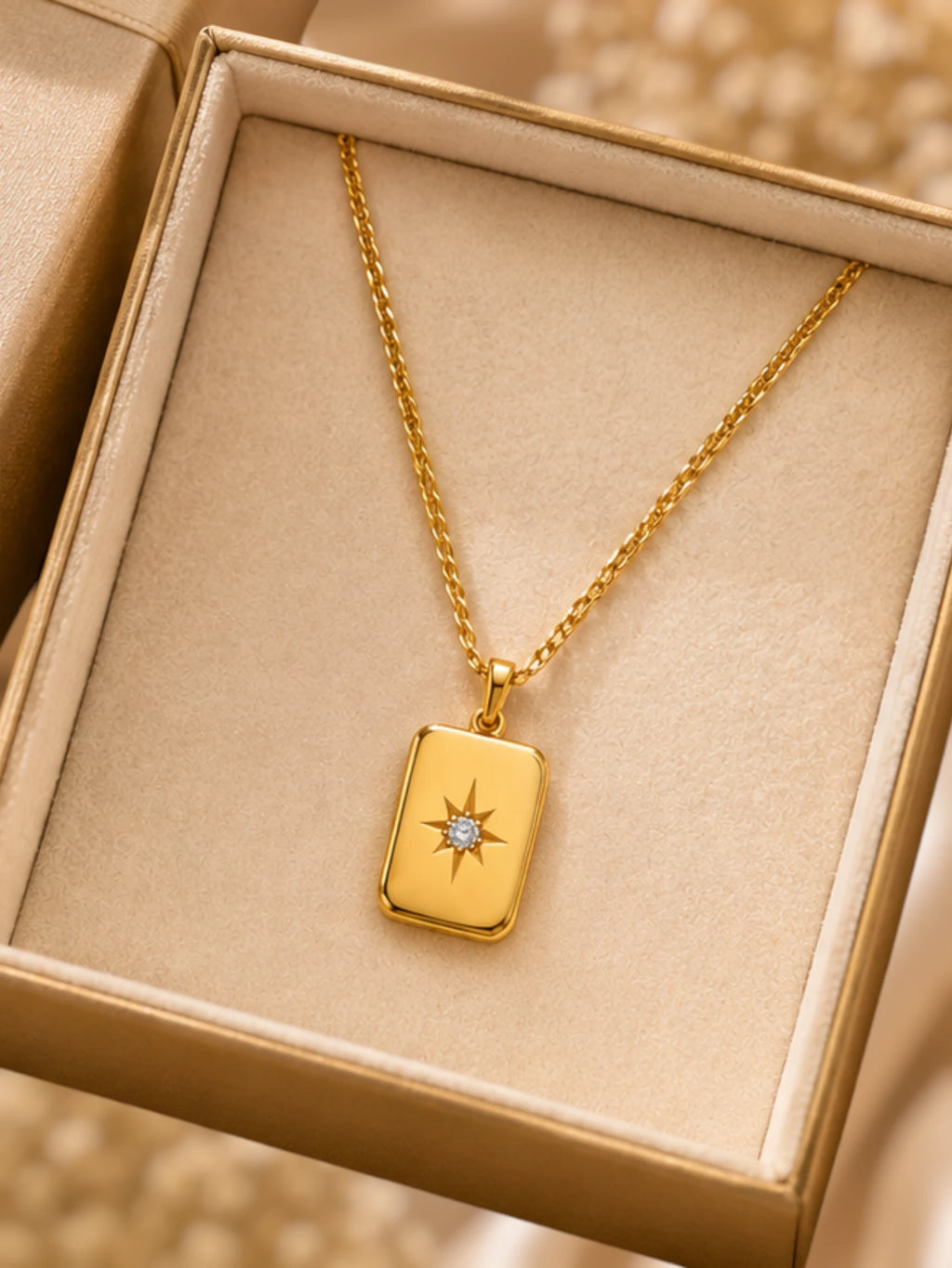 Celestial Bar Pendant Necklace