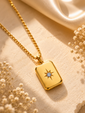 Celestial Bar Pendant Necklace