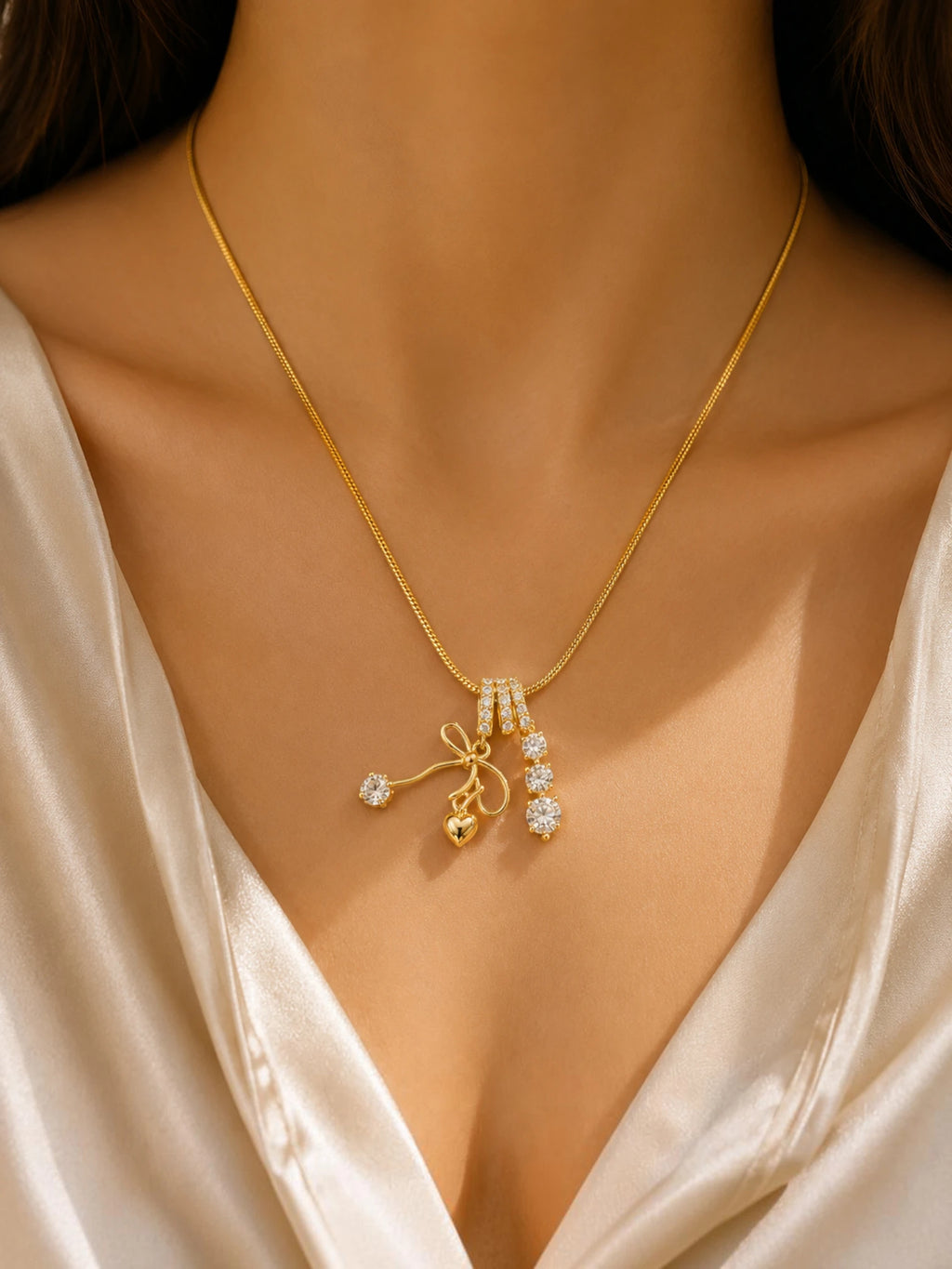 Celestia Charm Pendant Necklace