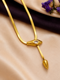 Luna Evil Eye Drop Pendant Necklace