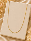 Gold Snake Chain Necklace – 18K Gold Plated Anti Tarnish Chain