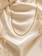 Gold Snake Chain Necklace – 18K Gold Plated Anti Tarnish Chain