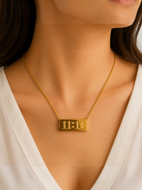 1111 Angel Number Anti-Tarnish Necklace