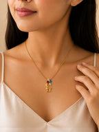 Mother & Daughter Balloon Pendant Necklace