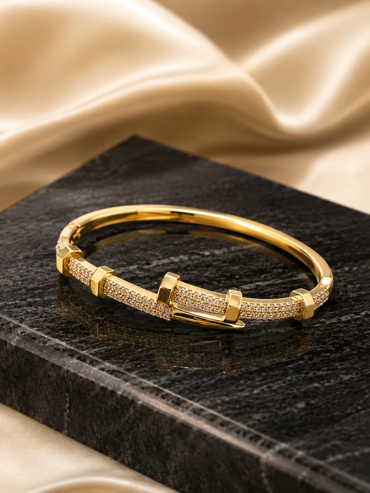 Luxury Crystal Nail Bracelet