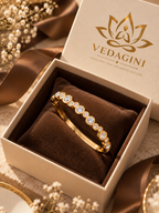 Geometric Crystal Gold Bracelet – 2.6 & 2.8