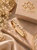 Geometric Crystal Gold Bracelet – 2.6 & 2.8