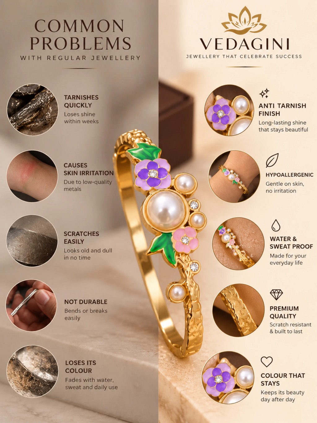 Garden Pearl Bloom Bracelet – 2.6 & 2.8