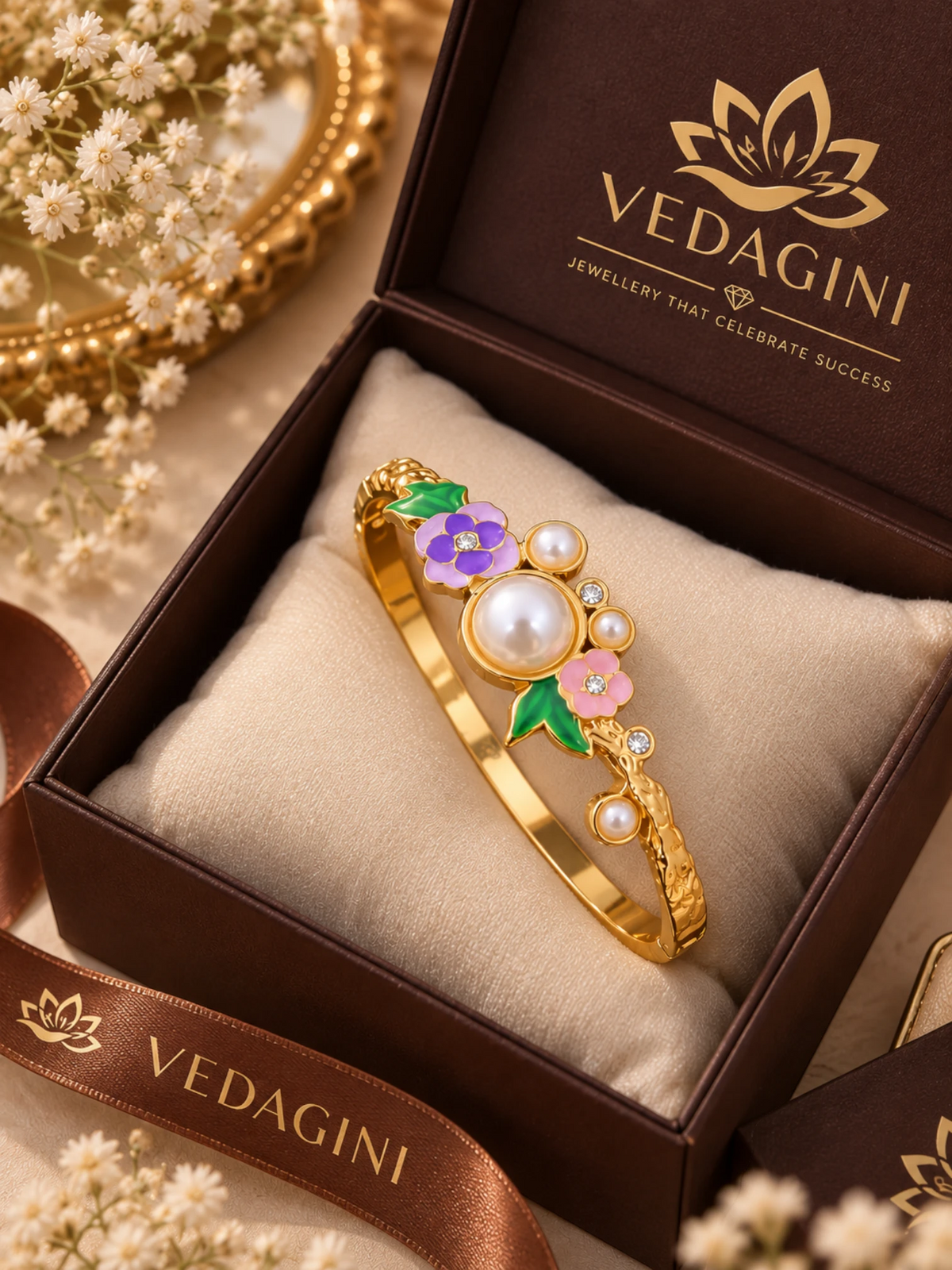 Garden Pearl Bloom Bracelet – 2.6 & 2.8