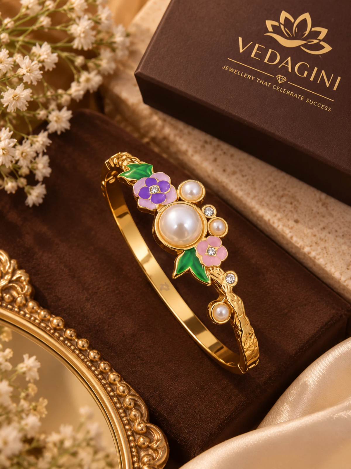 Garden Pearl Bloom Bracelet – 2.6 & 2.8