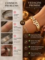 Geometric Luxe Link Bracelet – 2.6 & 2.8