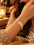 Geometric Luxe Link Bracelet – 2.6 & 2.8