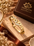 Geometric Luxe Link Bracelet – 2.6 & 2.8