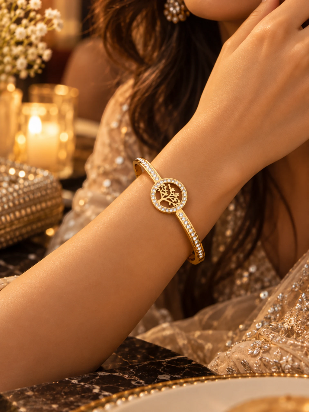 Tree of Life Crystal Bracelet – 2.6 & 2.8