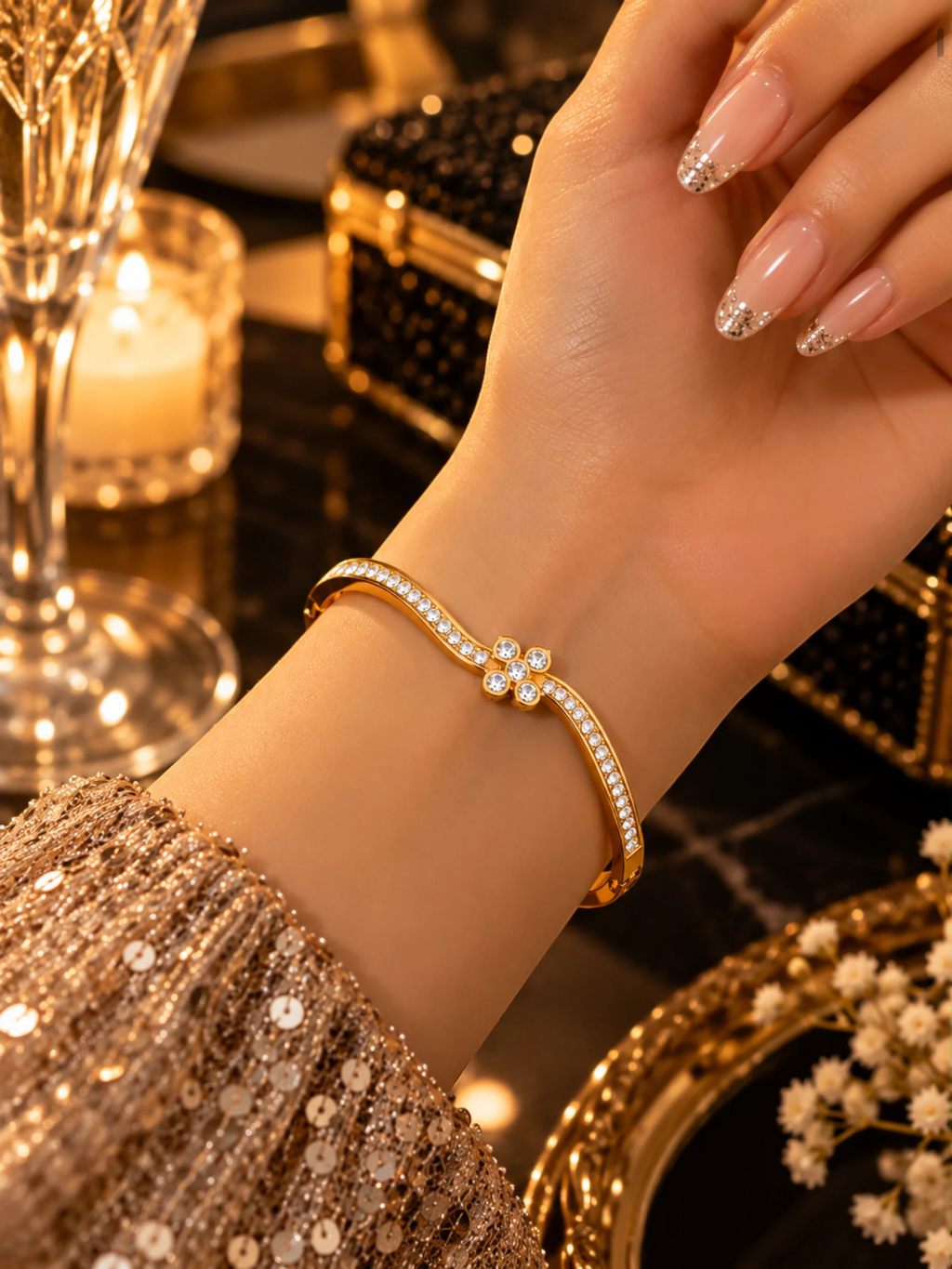 Elara Floral Bracelet
