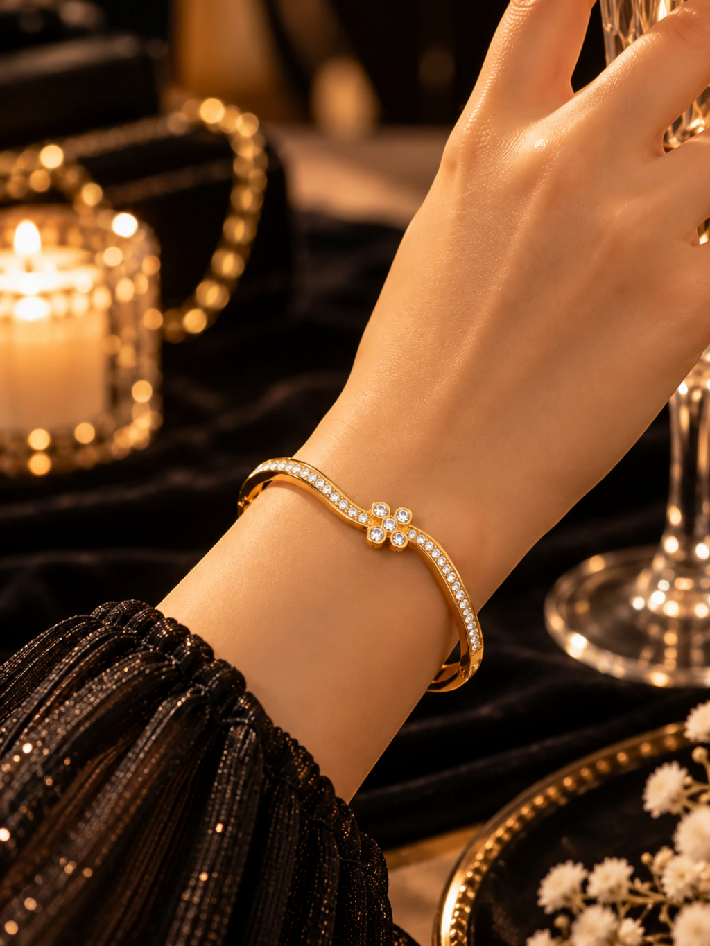 Elara Floral Bracelet