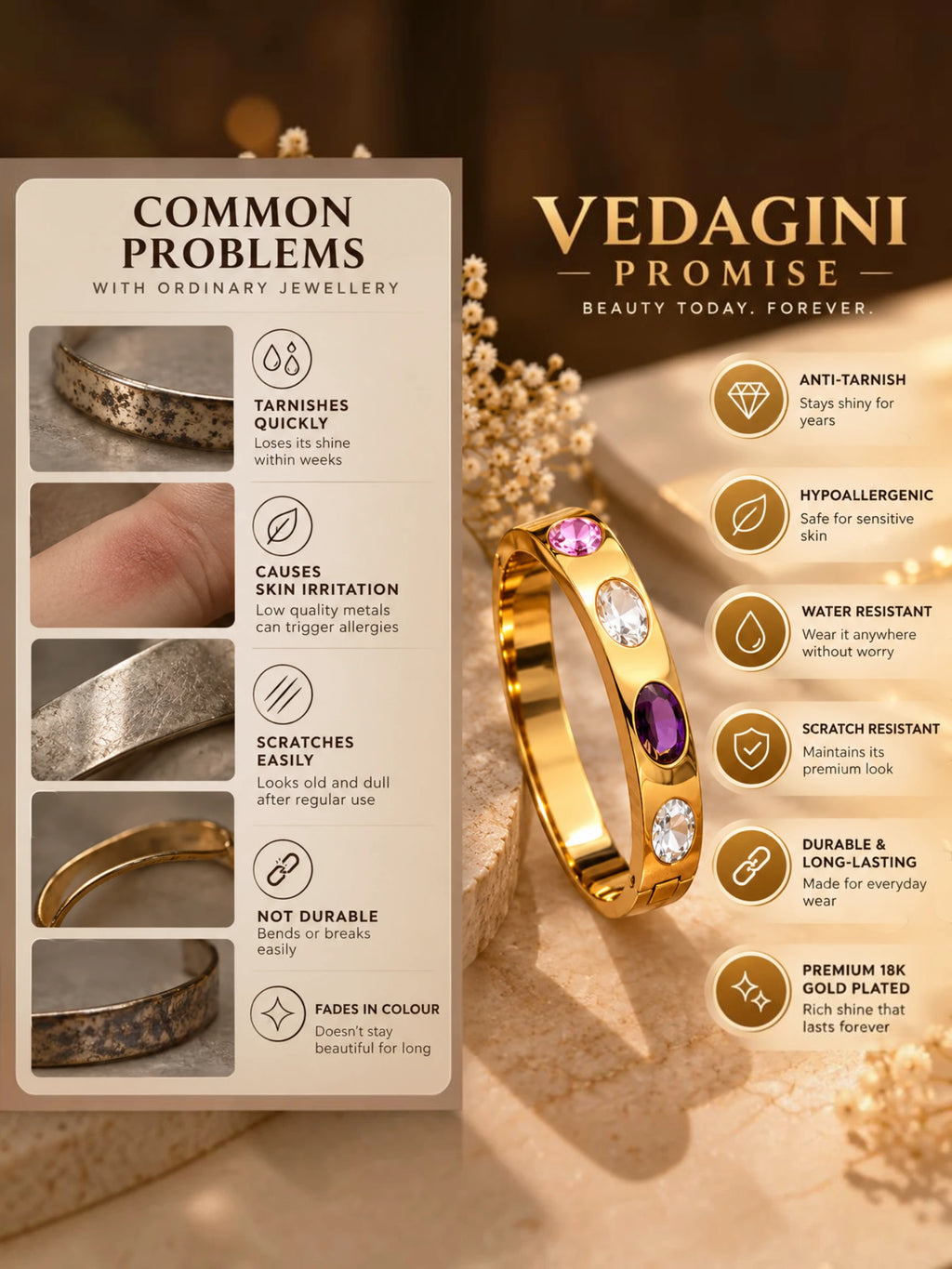 Aurelia Gemstone Bracelet