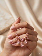 Royal Teardrop American Diamond Necklace