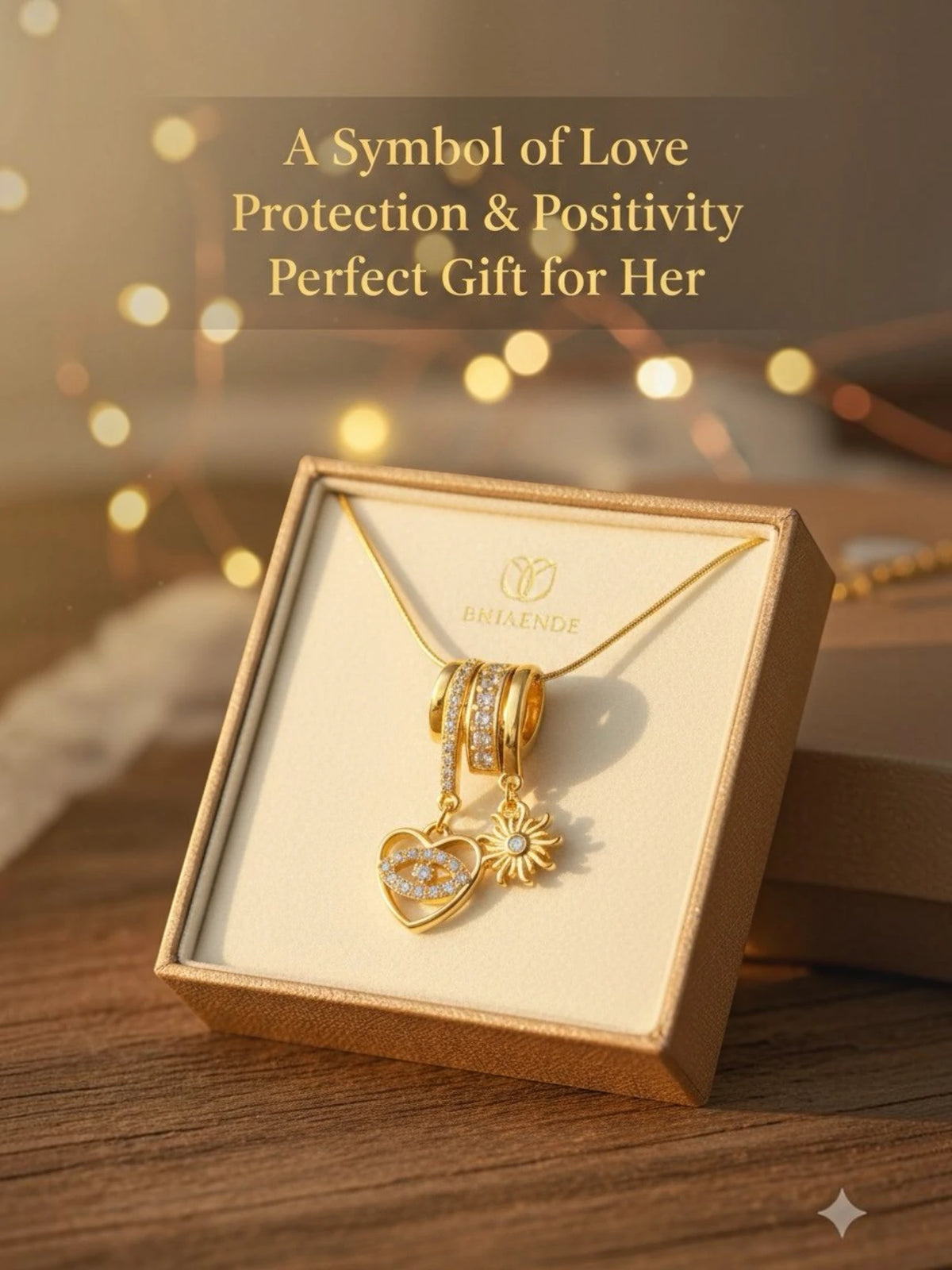 Anti-Tarnish Protection Charm Necklace
