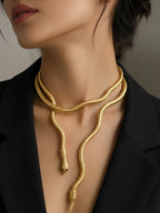 Golden Serpent Necklace